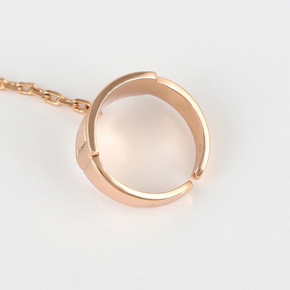 Adjustable Bangle Ring 18KGP Set - Picture 10 of 15